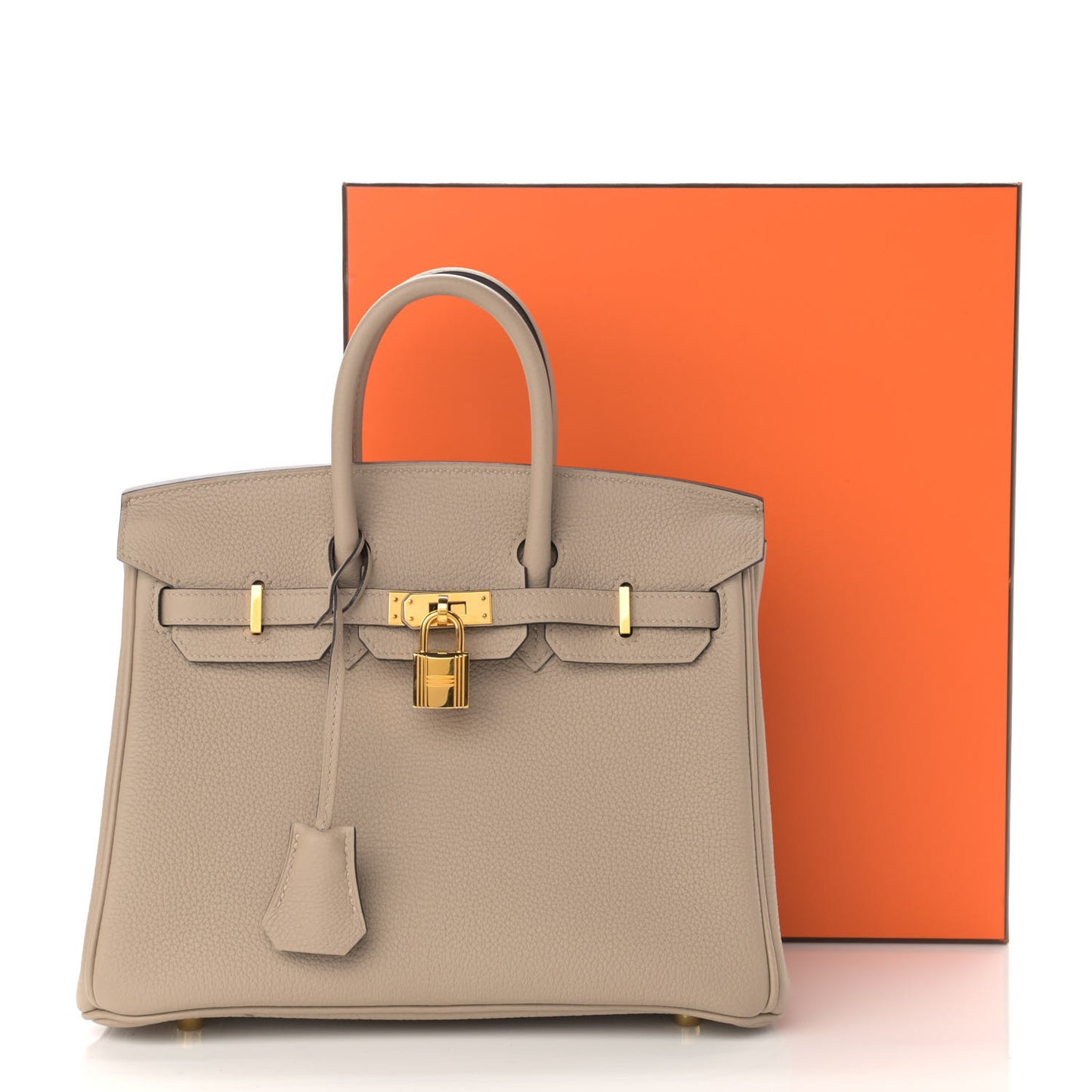 Togo Birkin 25 Gris Tourterelle