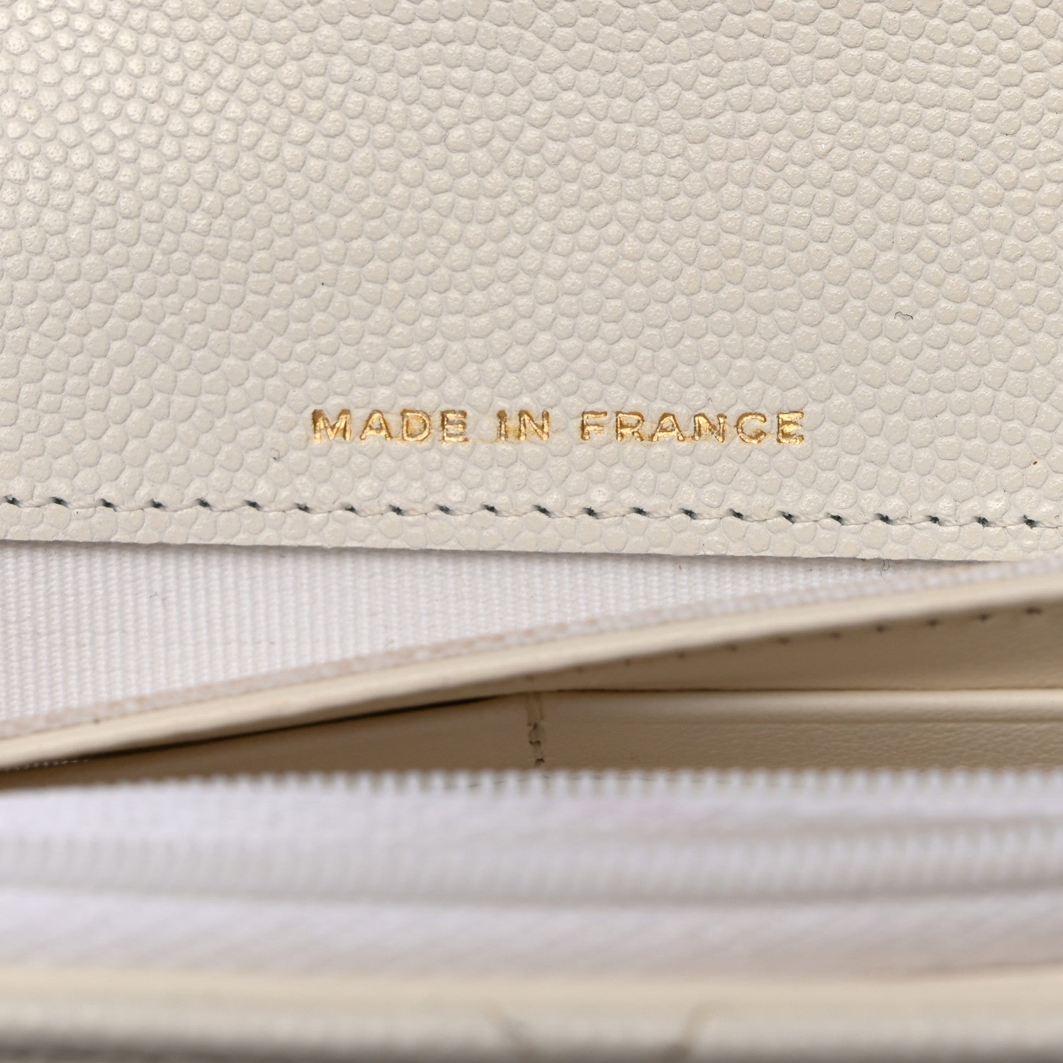 Chanel Caviar Quilted Large Flap Wallet White 7 of 12