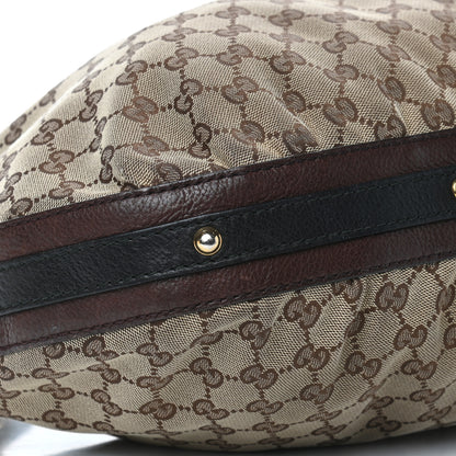 Gucci Monogram Medium Interlocking Hobo Dark Brown 8 of 12