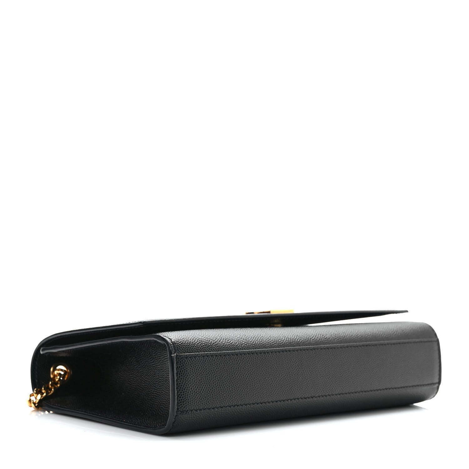 Saint Laurent Grain De Poudre Medium Classic Monogram Kate Satchel Black 4 of 8