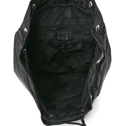 Gucci Nylon Monogram Medium Light Double Buckle Backpack Black 5 of 14