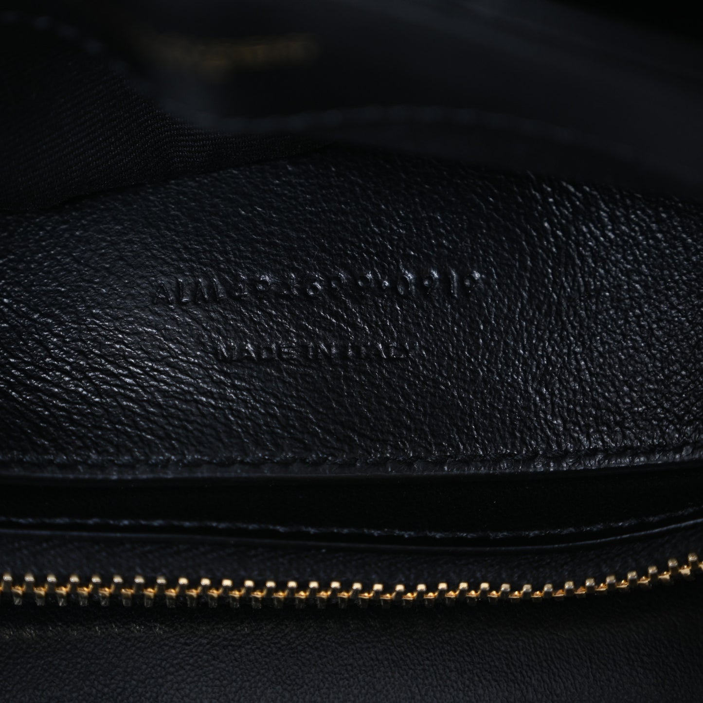 Calfskin Y Quilted Monogram Small Loulou Chain Satchel Black