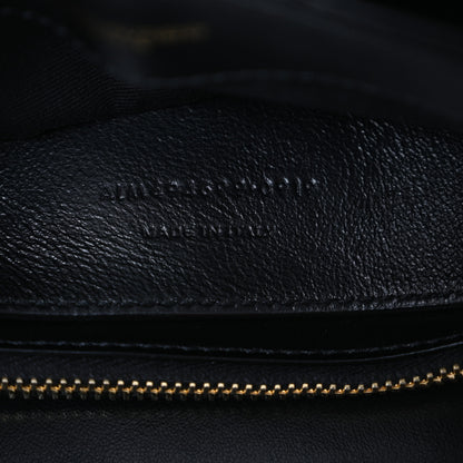 Saint Laurent Calfskin Y Quilted Monogram Small Loulou Chain Satchel Black 8 of 12