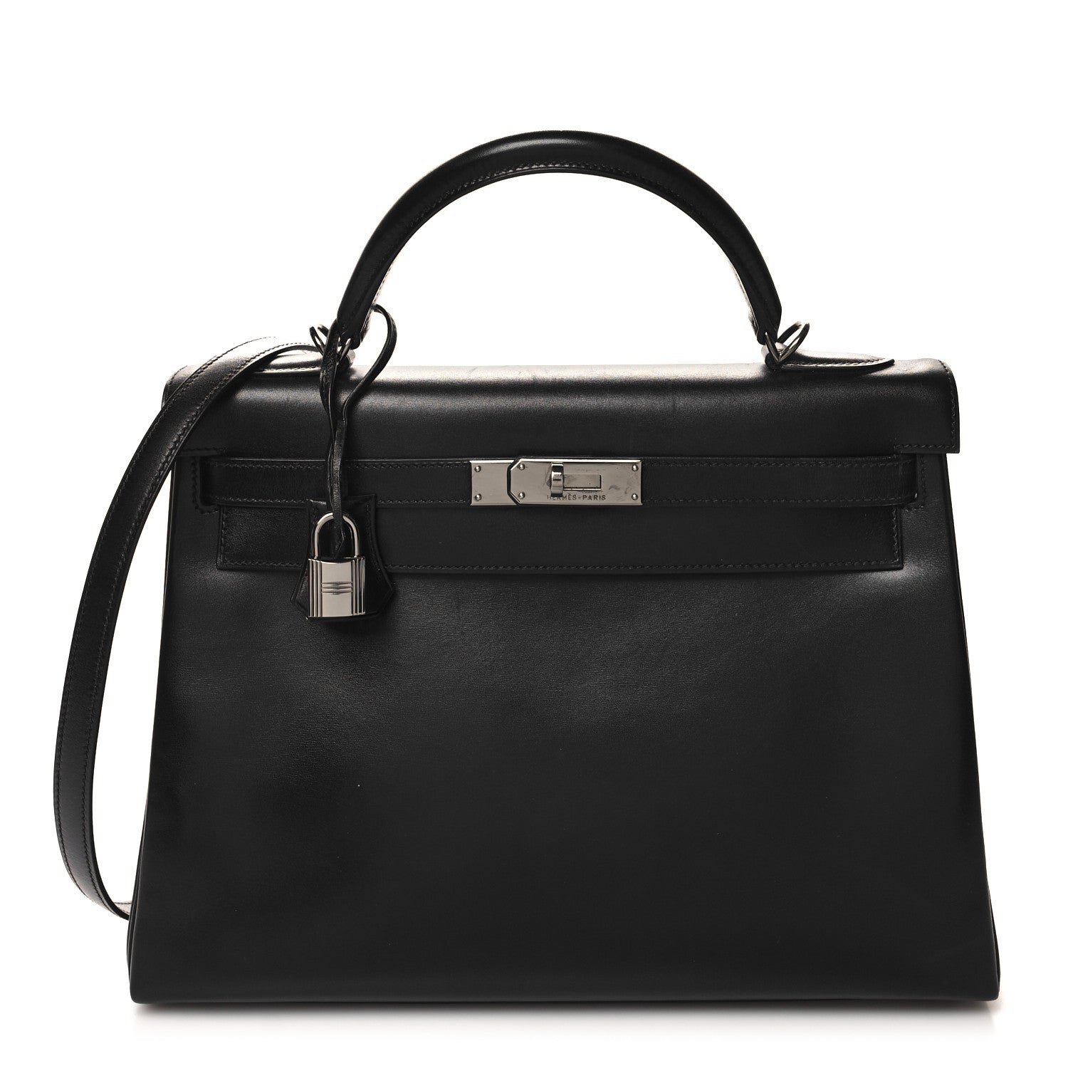 Hermes Box Kelly Retourne 32 Black 1 of 14