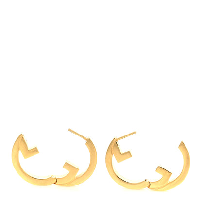 Gucci Metal Mini Blondie Hoop Earrings Gold 3 of 5