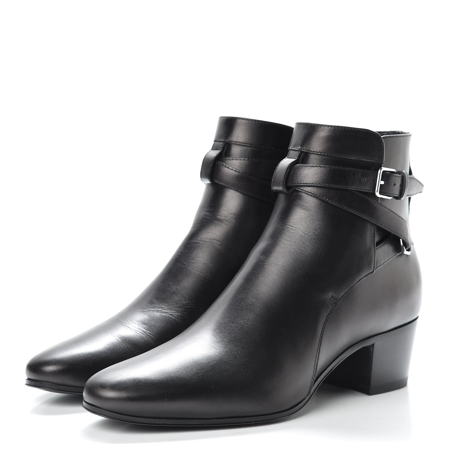 Smooth Jodhpur Calfskin Blake 40 Ankle Boots 38 Black