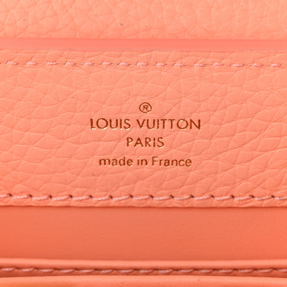 Louis Vuitton Taurillon Ayers Capucines Mini Coral 6 of 10