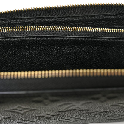 Louis Vuitton Empreinte Zippy Wallet Black 9 of 9