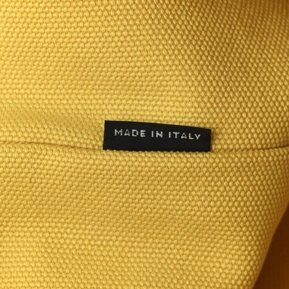 Miu Miu Canvas Calfskin Shopping Tote Yellow 7 of 10