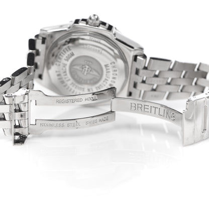 Breitling Stainless Steel 43mm Headwind Day Date Automatic Watch Black A45355 6 of 6