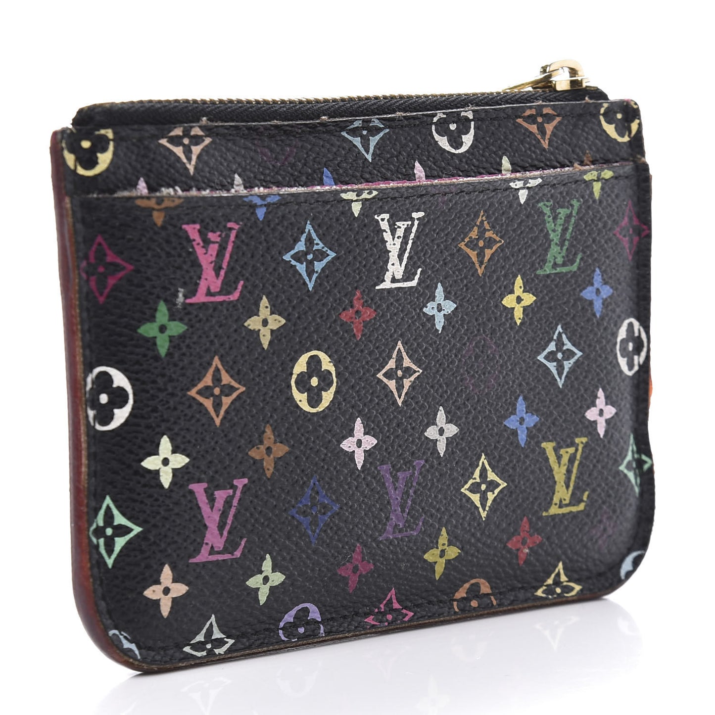 Monogram Multicolor Key Pouch Black Grenade