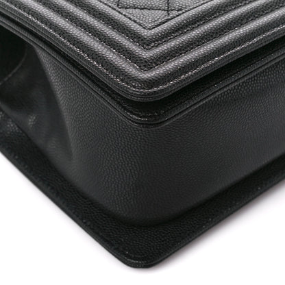 Chanel Caviar Quilted Medium Boy Flap Black 9 of 10