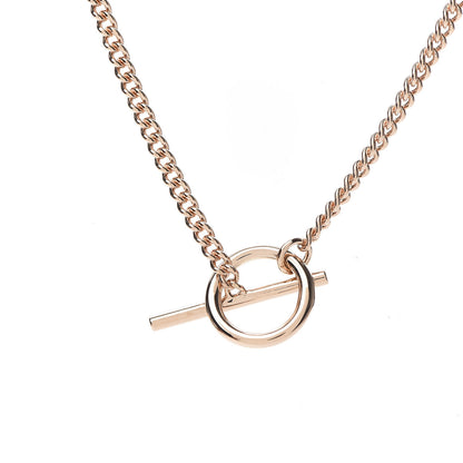 Hermes 18K Rose Gold PM Echappee Necklace SH 5 of 6