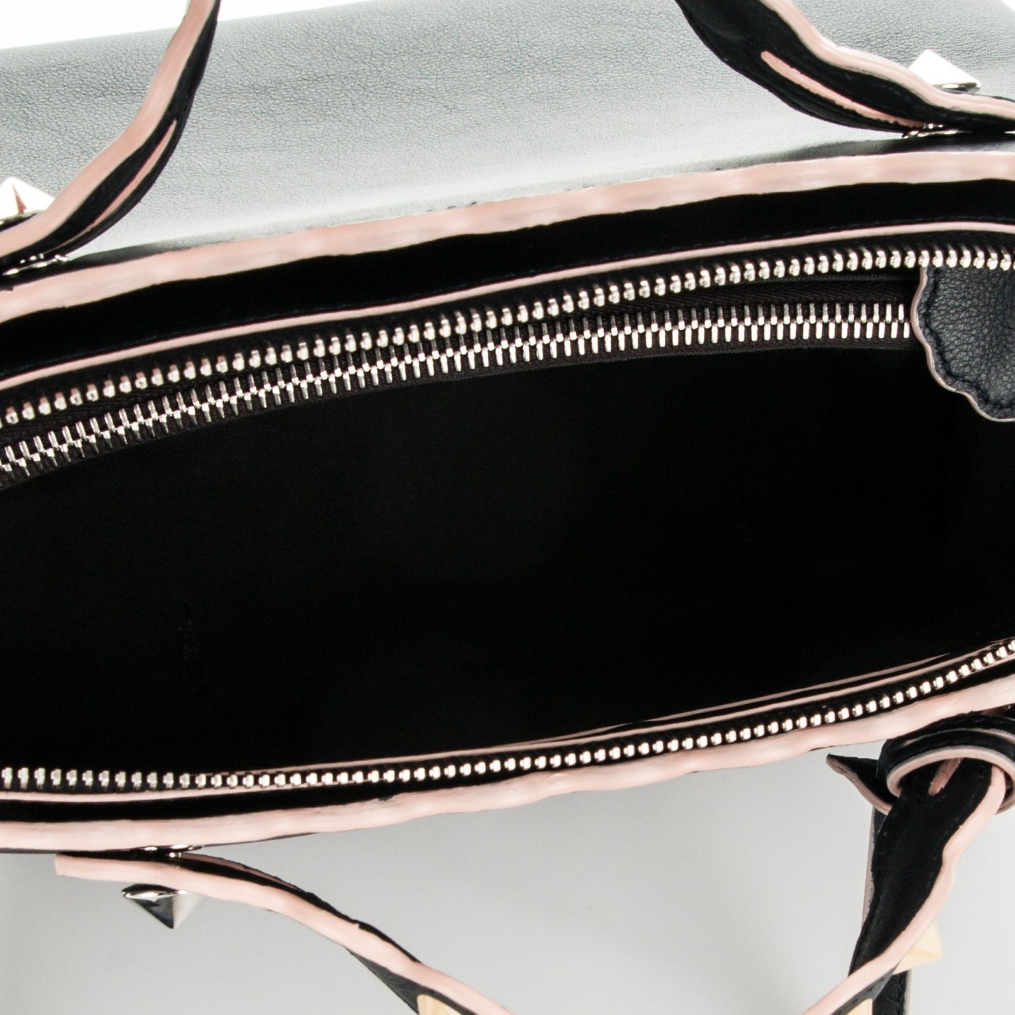 Vitello Dolce Scalloped Studded Medium By The Way Boston Bag Blu Notte