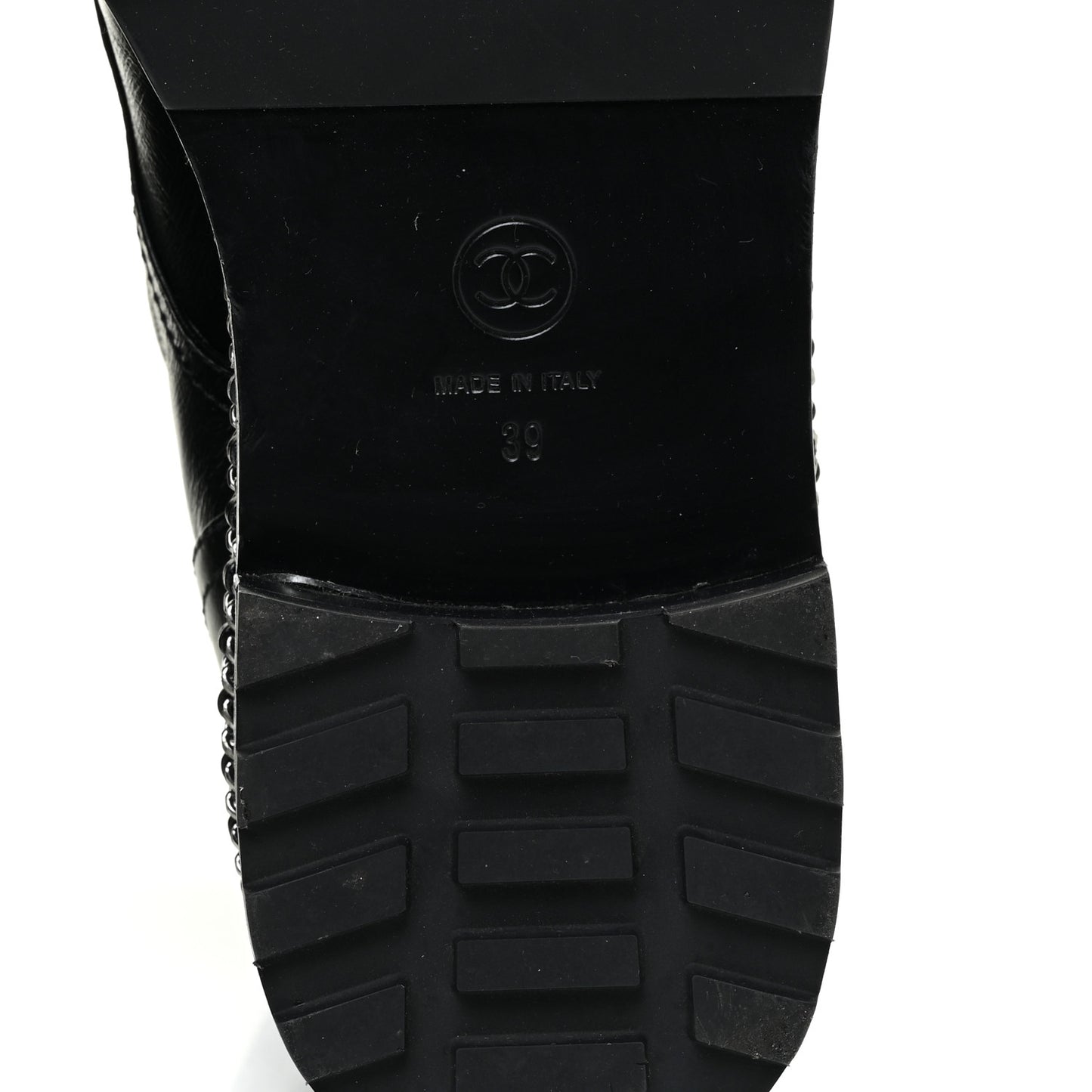 Crackled Calfskin Velvet Pearl Combat Short Boots 39 Black