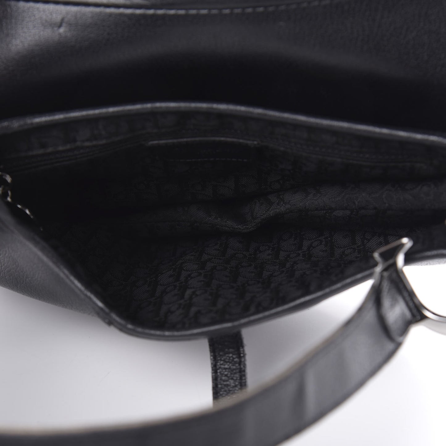 Calfskin Saddle Bag Black
