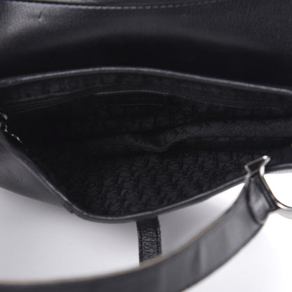 Christian Dior Calfskin Saddle Bag Black 5 of 16