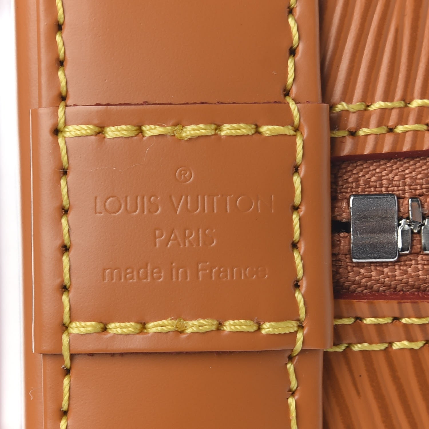 Louis Vuitton Epi Jacquard Alma BB Honey Gold 5 of 7