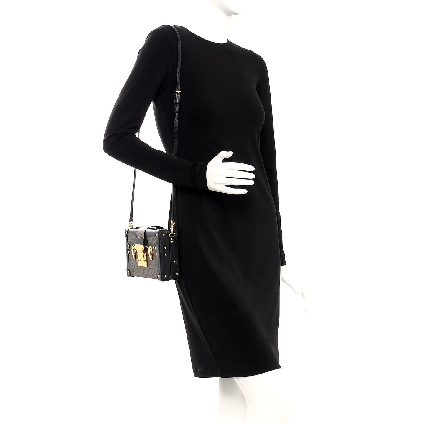 Monogram Blossom Petite Malle Black