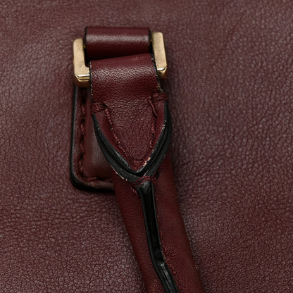 Valentino Garavani Vitello Rockstud Double Handle Tote Rubin 13 of 13