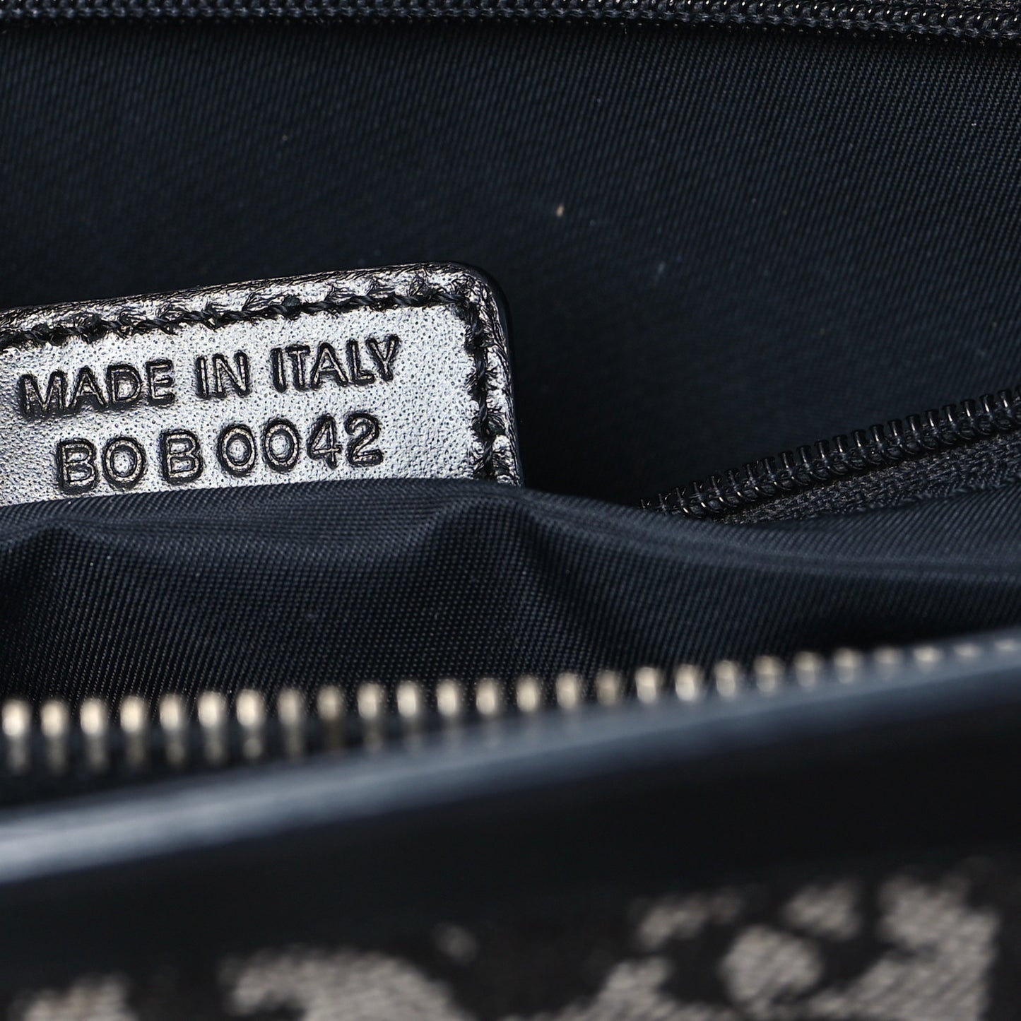 Monogram Calfskin Pocket Tote Black
