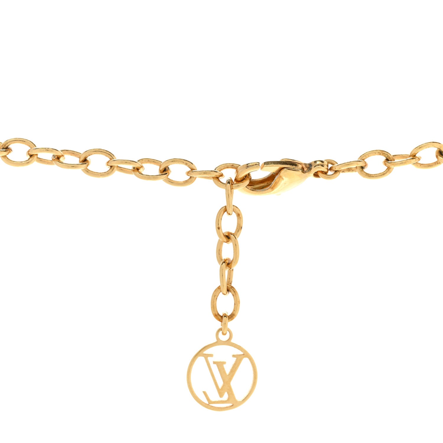 Louis Vuitton Metal Blooming Supple Necklace Gold 5 of 7