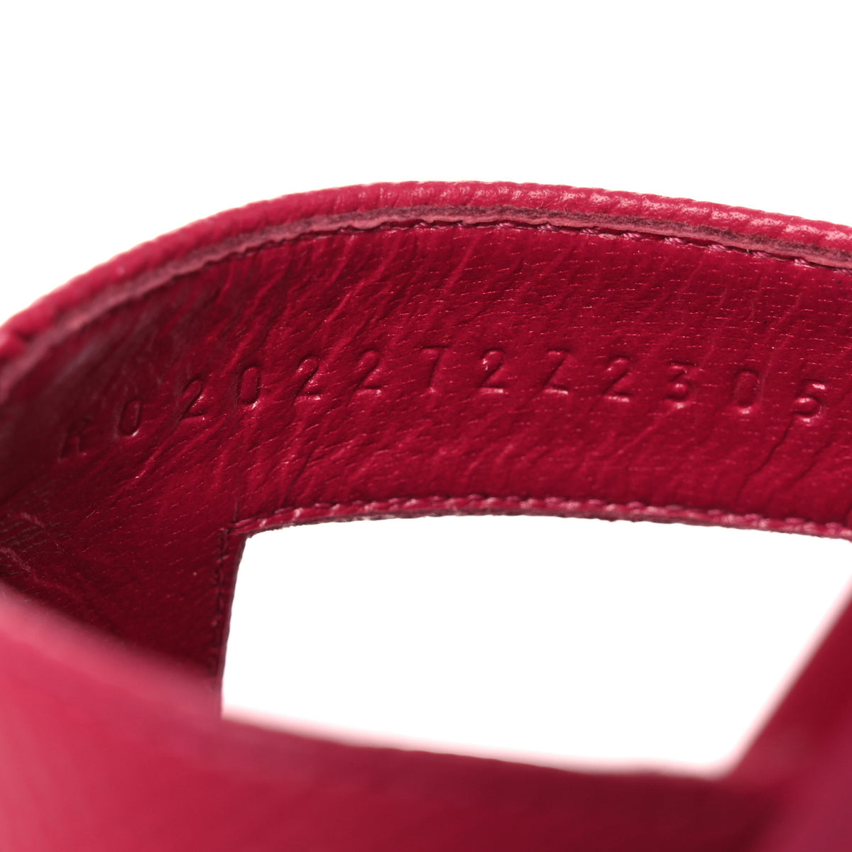 Hermes Epsom Oran Sandals 37.5 Rose Magenta 10 of 12