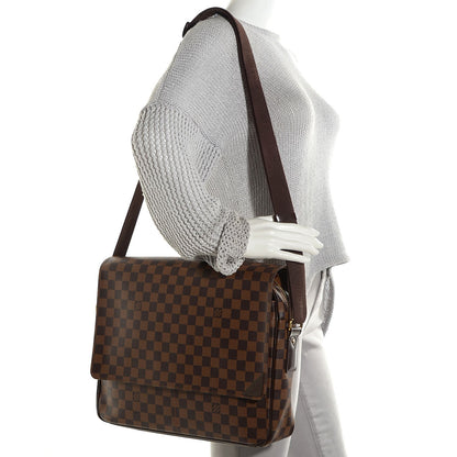 Louis Vuitton Damier Ebene Shelton MM 2 of 7