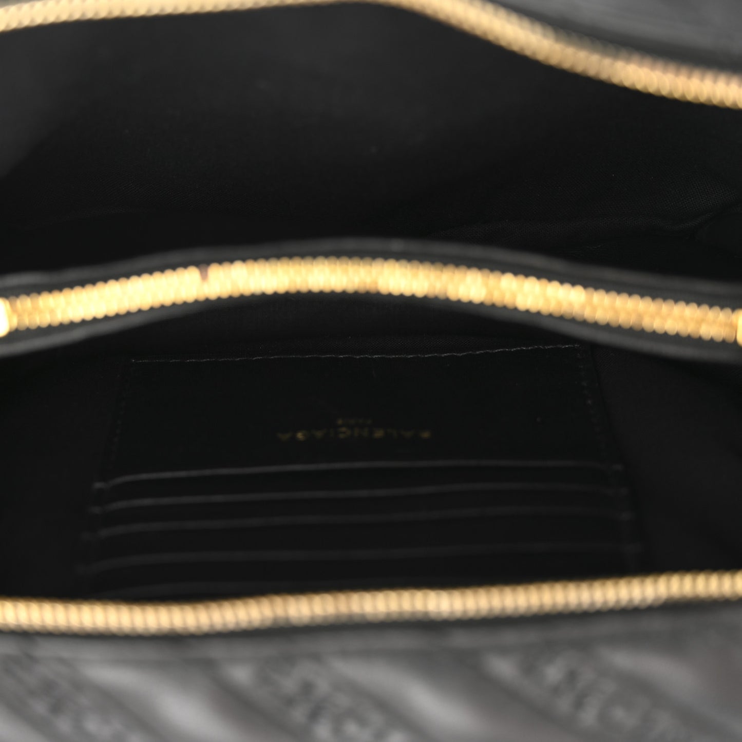 Calfskin Logo Matelasse Chain Strap Blanket Reporter XS Black