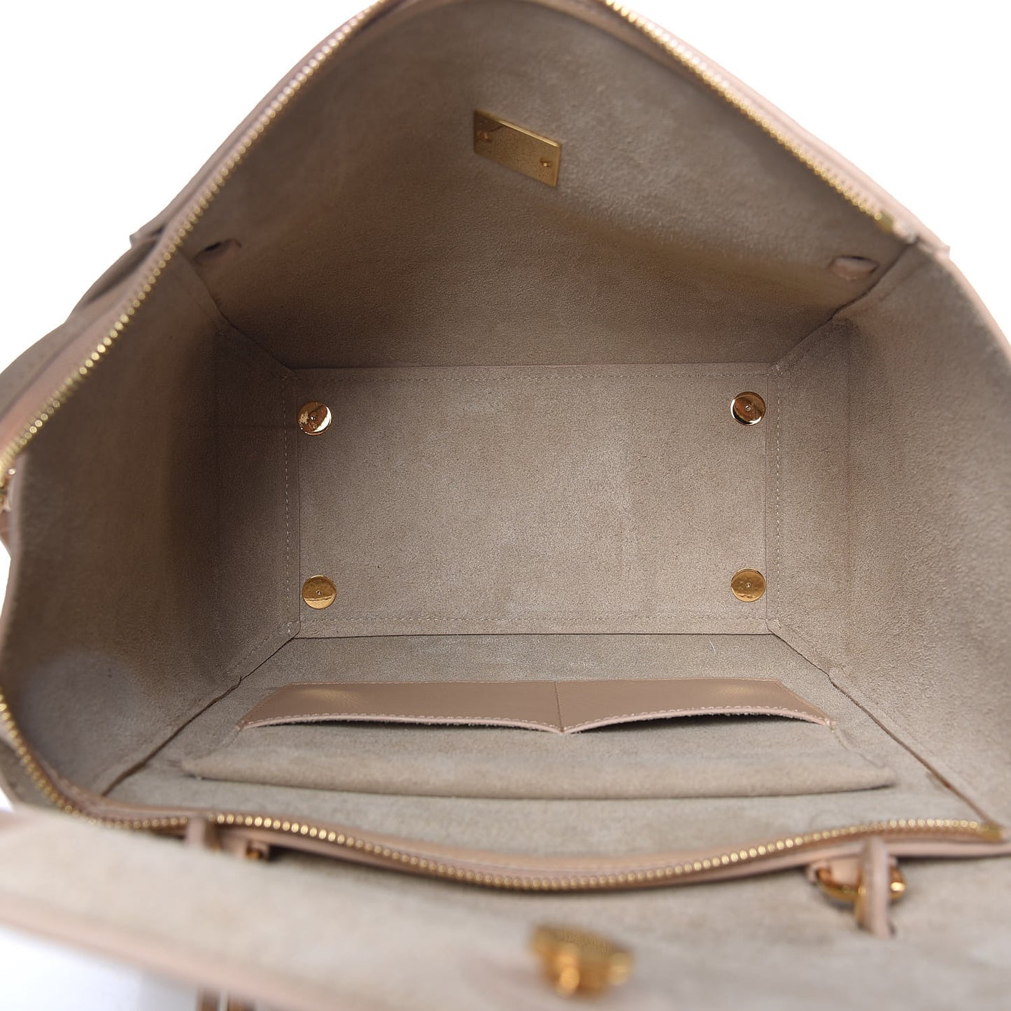 Grained Calfskin Mini Belt Bag Light Taupe