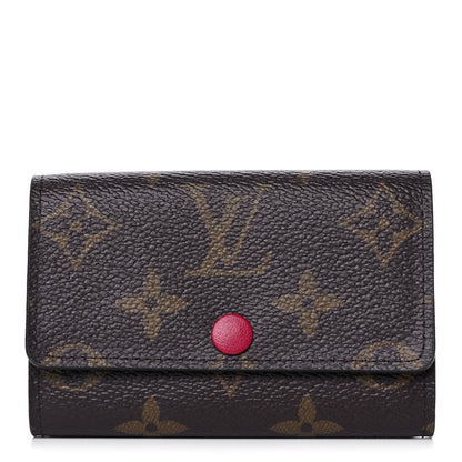 Louis Vuitton Monogram 6 Key Multicles Holder Fuchsia 1 of 8