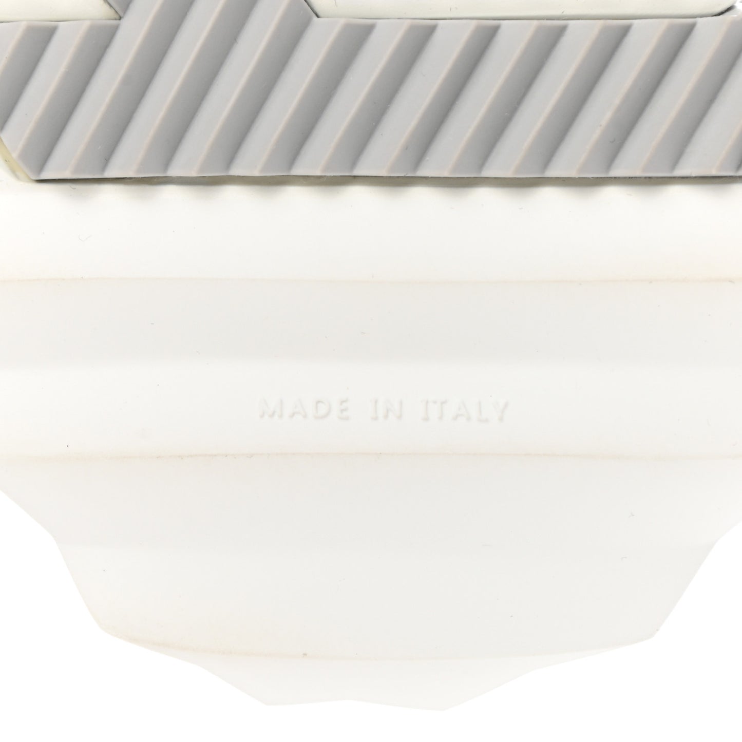 Technical Canvas Suede Goatskin Bouncing Sneakers 37 White Multicolor