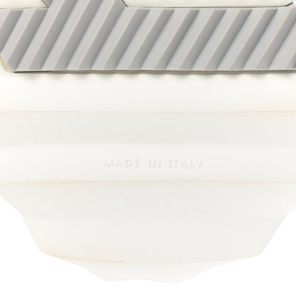 Hermes Technical Canvas Suede Goatskin Bouncing Sneakers 37 White Multicolor 6 of 9