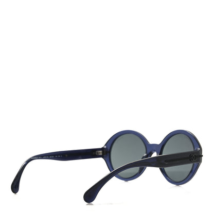 Chanel Acetate Chain Sunglasses 5511 Blue 4 of 7