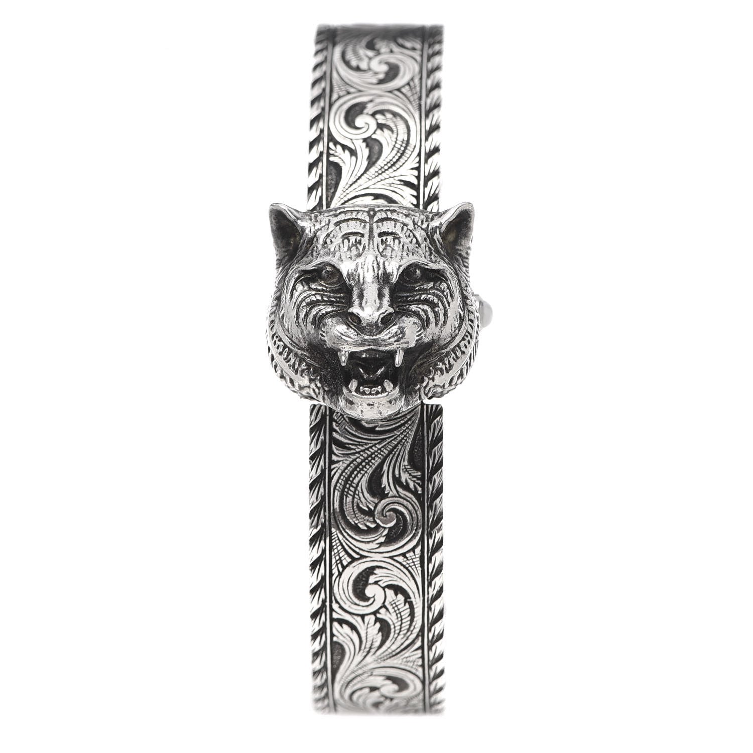 Gucci Stainless Steel Black Mother of Pearl 22mm Le Marche Des Merveilles Secret Quartz Watch 1 of 7