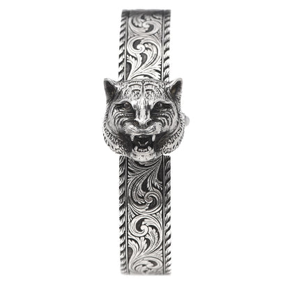 Gucci Stainless Steel Black Mother of Pearl 22mm Le Marche Des Merveilles Secret Quartz Watch 1 of 7