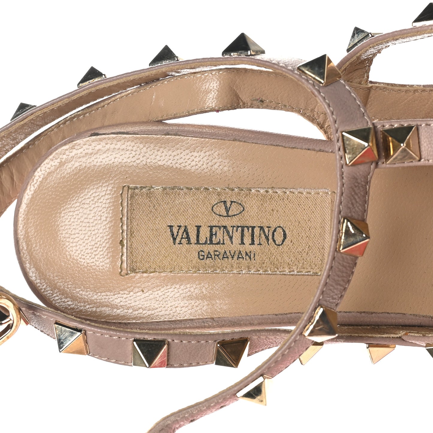 Patent Nappa Rockstud Ankle Strap 100mm Pumps 37.5 Pop Fuxia Poudre