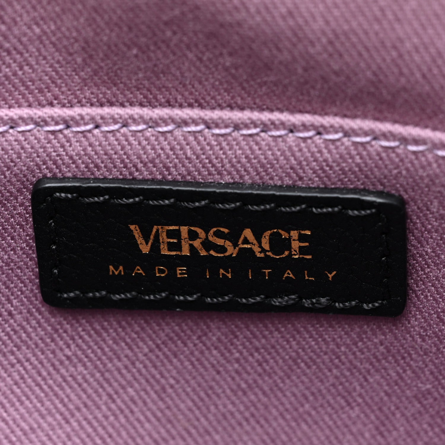 Versace Grained Calfskin Medusa Camera Bag Black 8 of 10