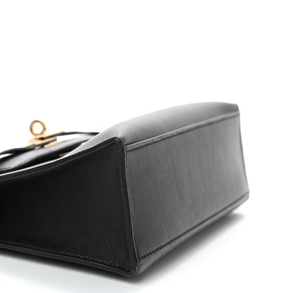 Hermes Swift Kelly Pochette Clutch Black 7 of 25