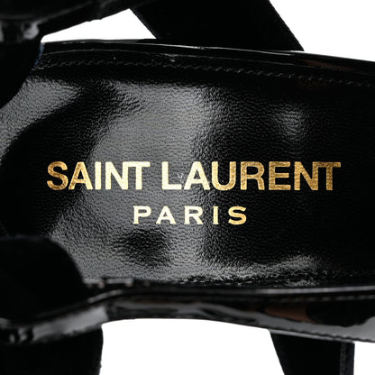 Saint Laurent Vernice Chiffon Venus Lace 110 Pumps 37.5 Black 7 of 9