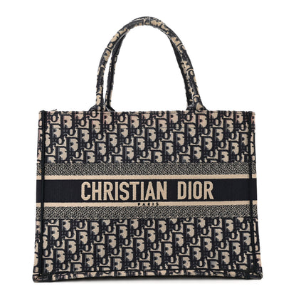 Christian Dior Oblique Medium Book Tote Blue Multicolor 1 of 13
