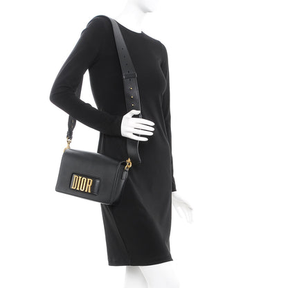 Christian Dior Smooth Calfskin Dio(r)evolution Flap Bag Black 2 of 7
