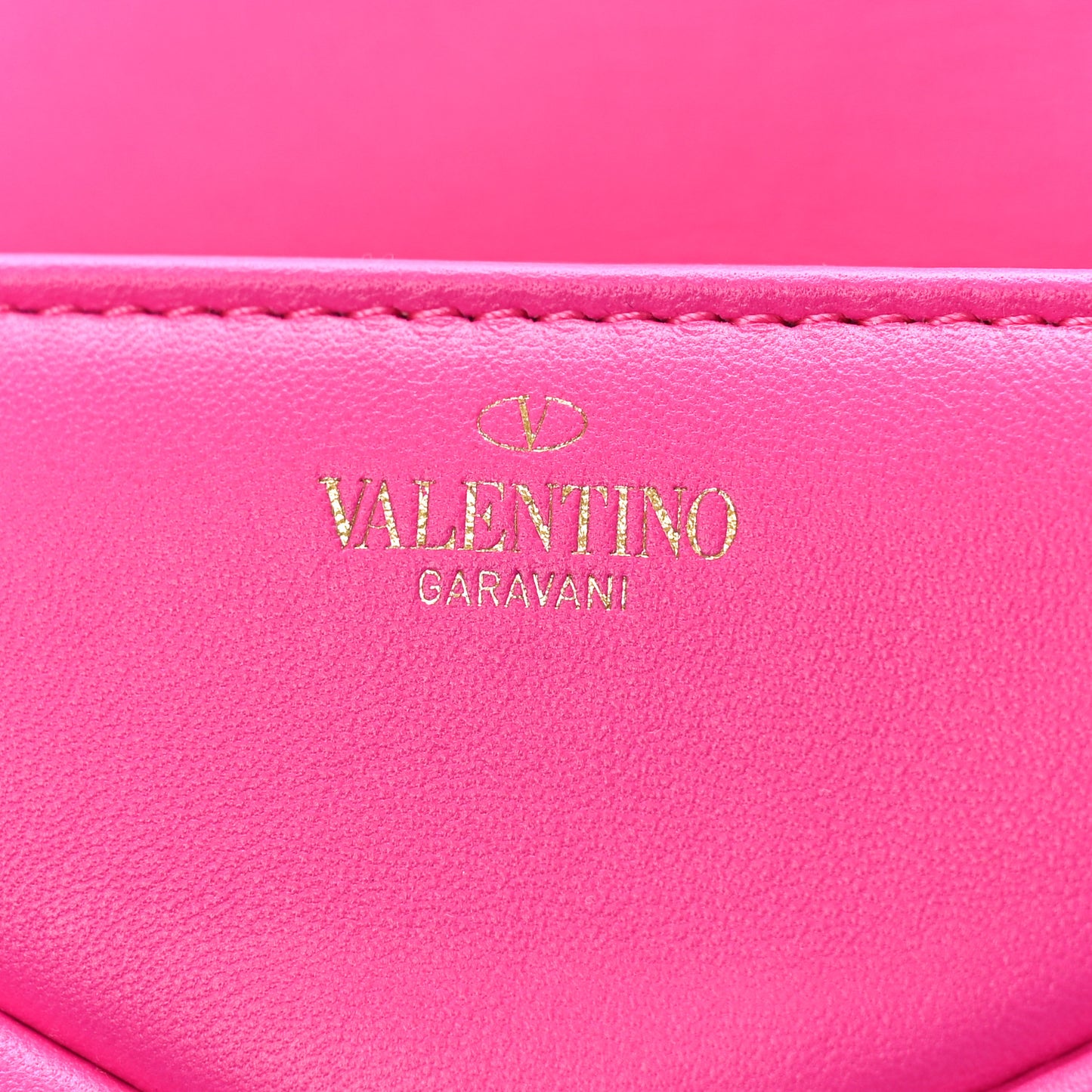 Nappa One Stud Chain Clutch Pink PP