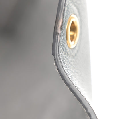 Celine Soft Grained Calfskin Sangle Bucket Bag Storm 10 of 11