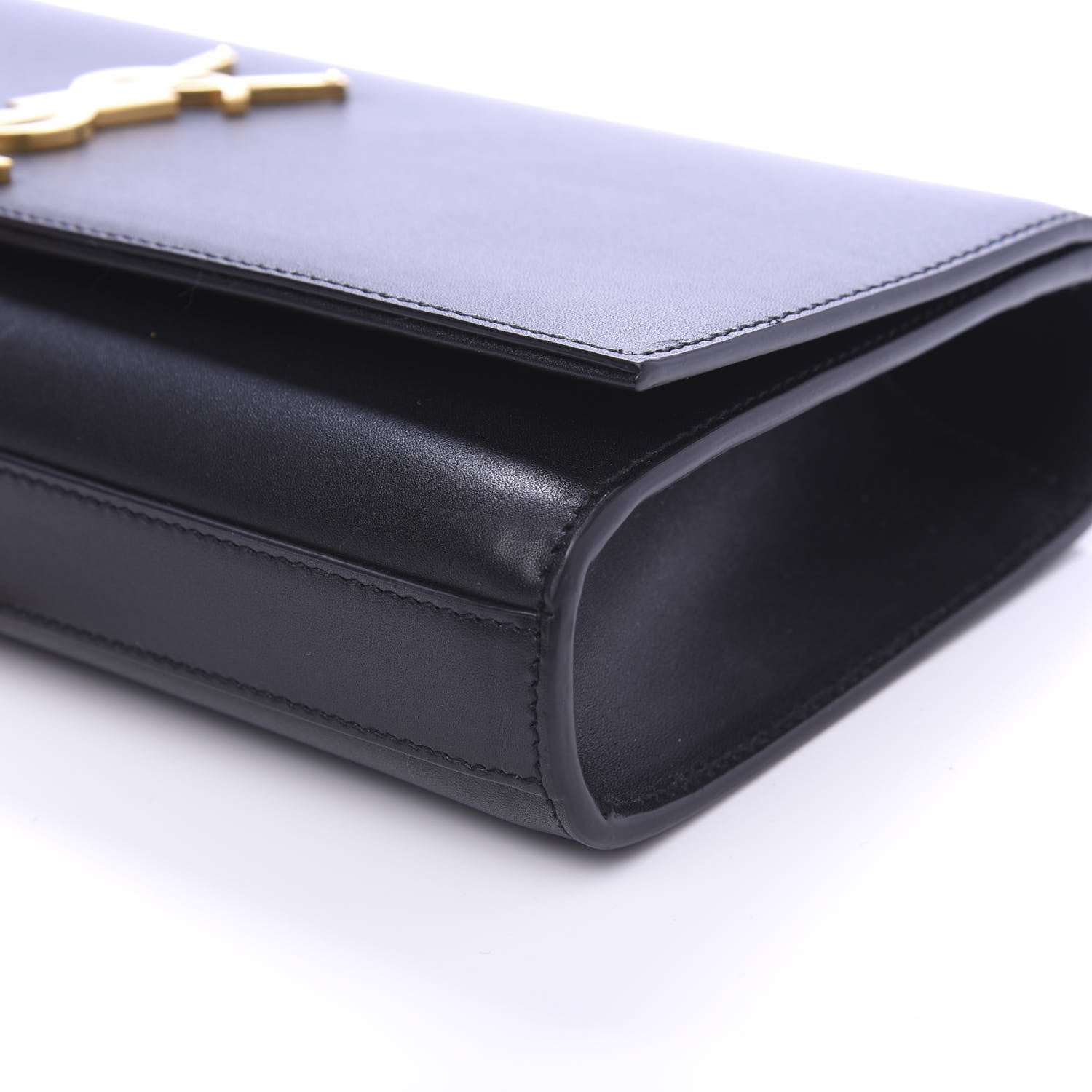 Saint Laurent Calfskin Classic Monogram Tassel Clutch Black 7 of 11