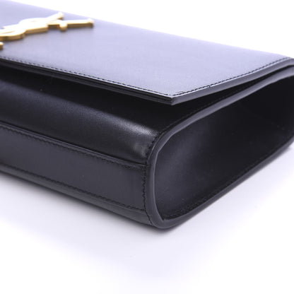 Saint Laurent Calfskin Classic Monogram Tassel Clutch Black 7 of 11