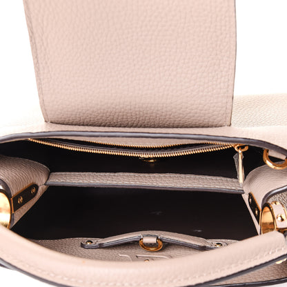 Louis Vuitton Taurillon Capucines BB Galet 5 of 10