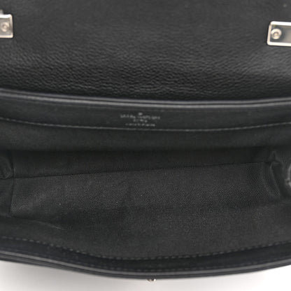 Louis Vuitton Calfskin Lockme II Chain Bag BB Black 5 of 10