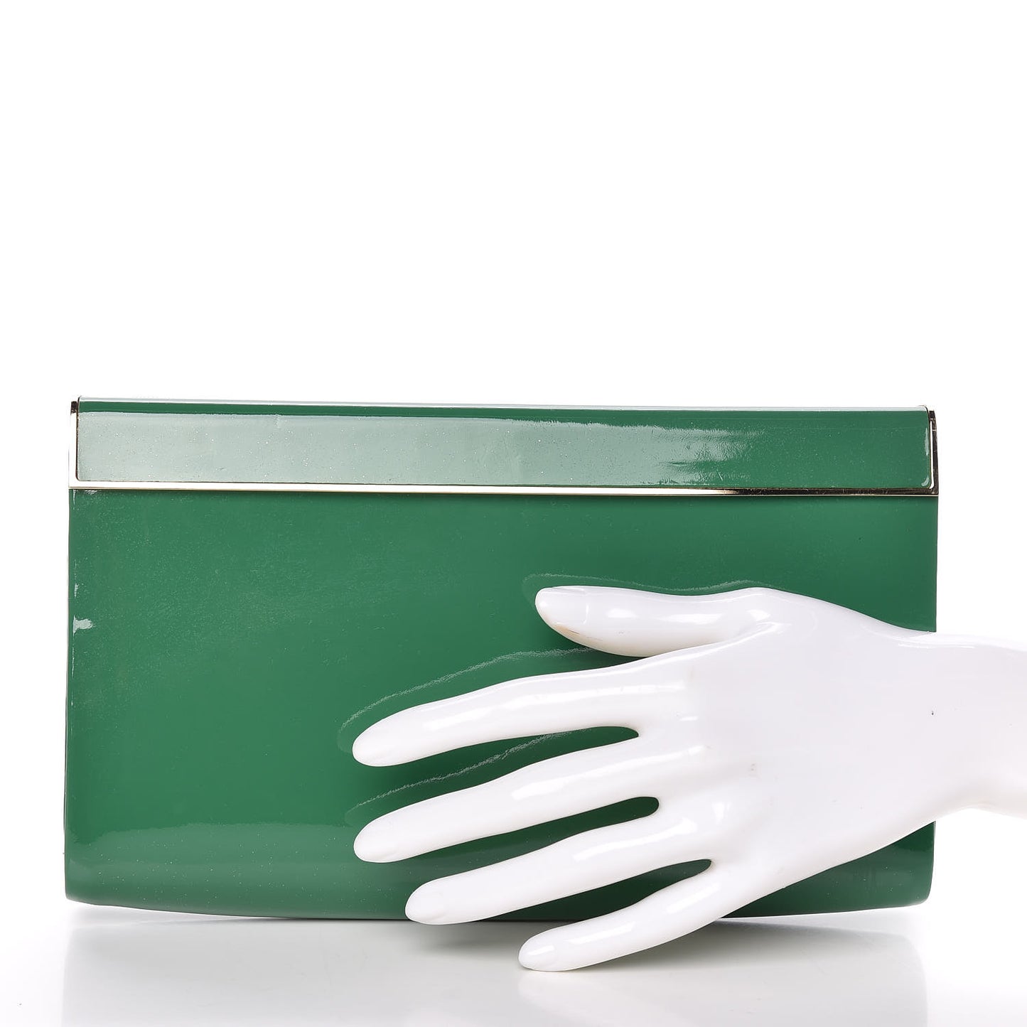 Patent Cayla Clutch Jade