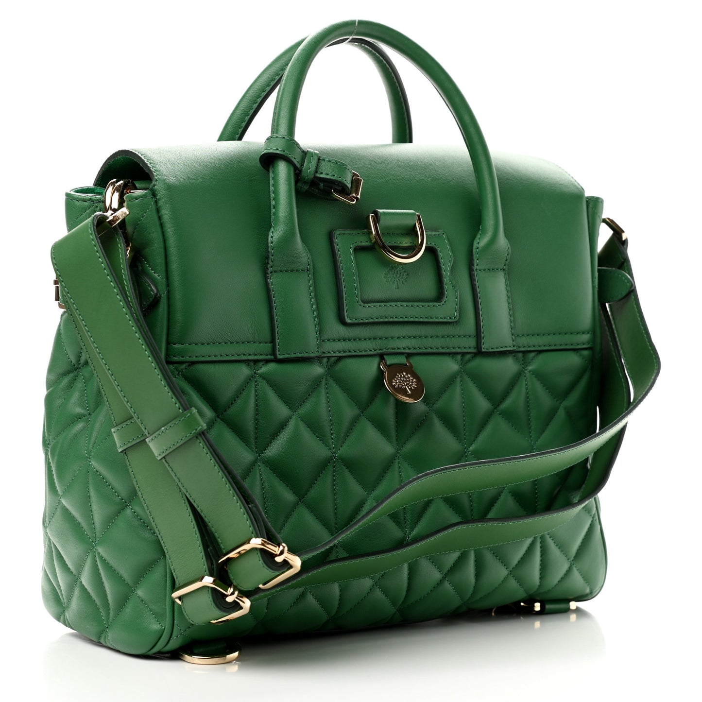 Nappa Quilted Medium Cara Delevingne Convertible Bag Green